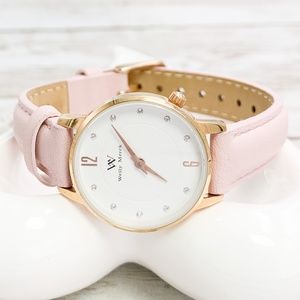 Welly Merck Womens Pink Watch Swiss Quartz
